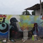 Anas is watching’, mural by Nico Wayo. Accra, Ghana. Photo: K. Gurney
