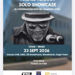 olo Showcase, Andile Yenana in Conversation with Valmont Layne, Wednesday 23 September
